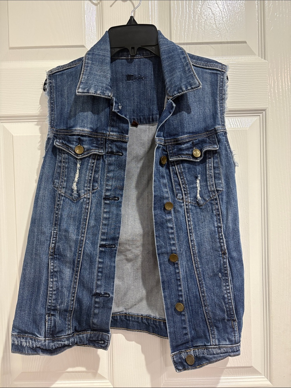 Mossimo Supply Co. Dark Blue Denim Shirt Jacket